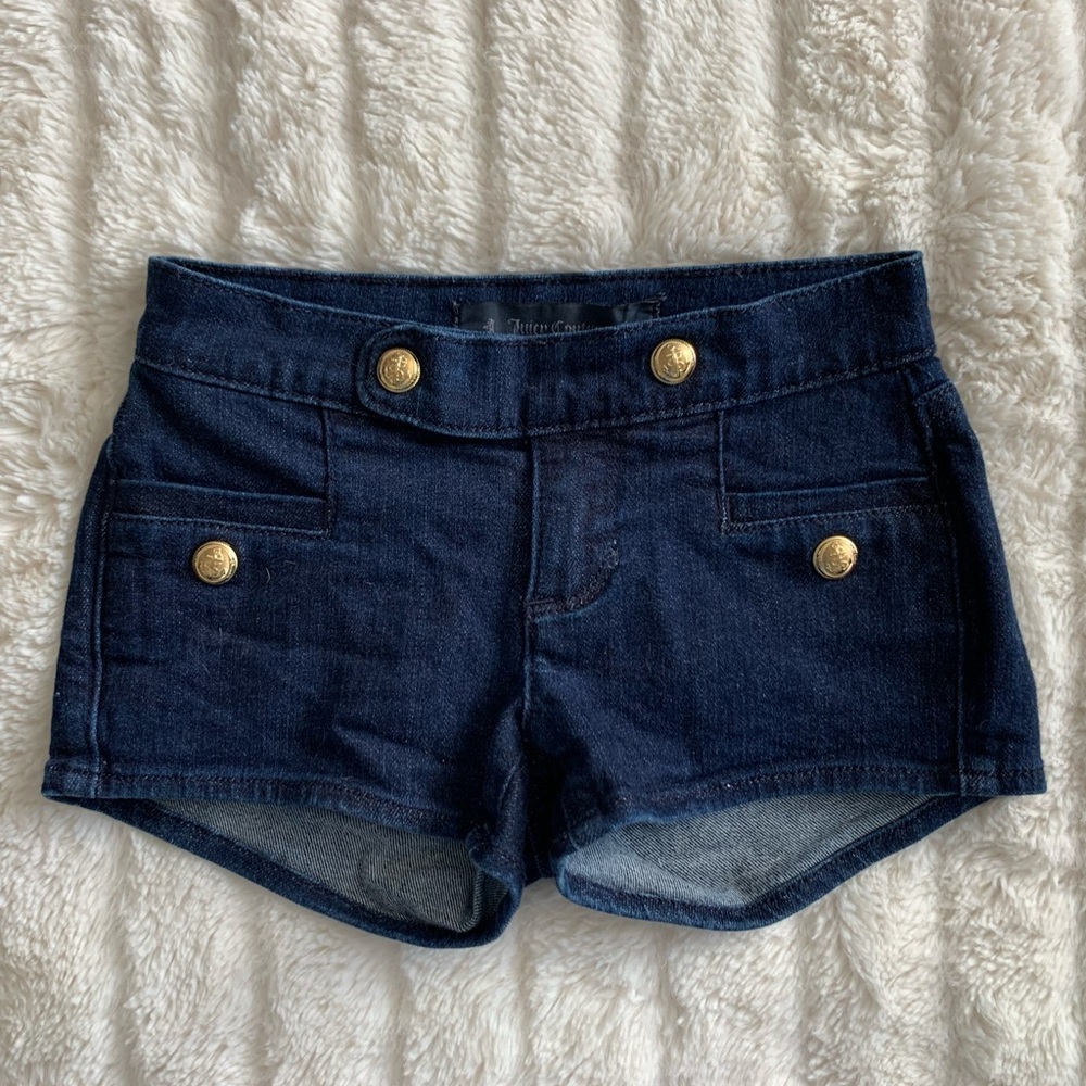 Juicy Couture sailor denim shorts girl 5
